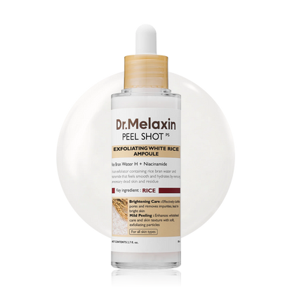Dr.Melaxin Peel Shot Exfoliating White Rice Ampoule