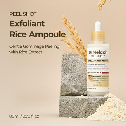 Dr.Melaxin Peel Shot Exfoliating White Rice Ampoule