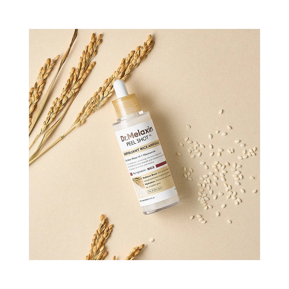 Dr.Melaxin Peel Shot Exfoliating White Rice Ampoule