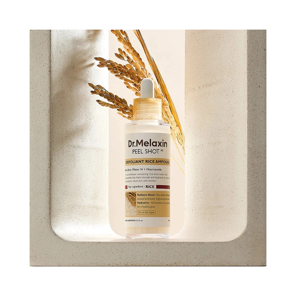 Dr.Melaxin Peel Shot Exfoliating White Rice Ampoule